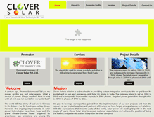 Tablet Screenshot of cloversolar.com